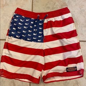 Vineyard vines boys swim trunks 8-10